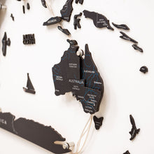 Load image into Gallery viewer, 3D LED / LUMINOUS Wooden World Map 3.0 Midnight