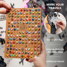 Load image into Gallery viewer, 3D LED / LUMINOUS Wooden World Map 3.0 Nordik
