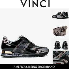 Load image into Gallery viewer, The Milano Snk Black &amp; White Leather Men Sneaker