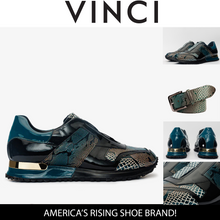 Load image into Gallery viewer, The Milano Snk Green Leather Men Sneaker