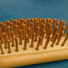 Load image into Gallery viewer, Mini Paddle Style Bamboo Hairbrush