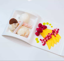 Load image into Gallery viewer, Sectional Salad Plate -Set of 4 pc