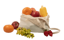 Load image into Gallery viewer, Mesh &amp; Fabric Tote Bag
