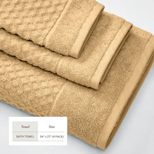 Load image into Gallery viewer, Cotton Diamond Waffle Weave Bath Towel Set - Grayson Collection