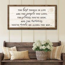 Load image into Gallery viewer, The Best Things In Life Sign VI