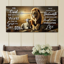 Load image into Gallery viewer, John 3:16: For God So Loved The World Faith Sign II