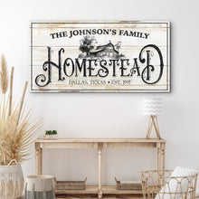 Load image into Gallery viewer, Vintage Farmhouse Homestead Sign