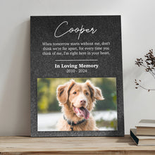 Load image into Gallery viewer, Pet Memorial Portrait Watercolor Sign Here In Your Heart
