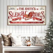 Load image into Gallery viewer, Sleigh Rides Christmas Sign III