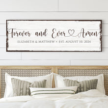 Load image into Gallery viewer, Forever And Ever Amen Faith Sign II