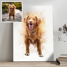 Load image into Gallery viewer, Pet Memorial Portrait Watercolor Sign
