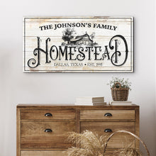 Load image into Gallery viewer, Vintage Farmhouse Homestead Sign