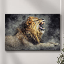 Load image into Gallery viewer, Lion Yawn Painting Canvas Wall Art