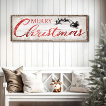 Load image into Gallery viewer, Vintage Merry Christmas Sign