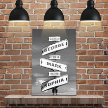 Load image into Gallery viewer, Family Names Road Sign