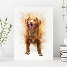 Load image into Gallery viewer, Pet Memorial Portrait Watercolor Sign