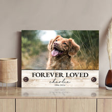 Load image into Gallery viewer, Custom Pet Memorial Sign Forever Loved