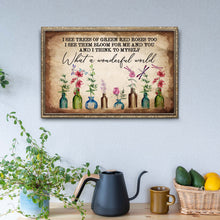Load image into Gallery viewer, What A Wonderful World Sign X