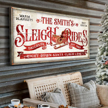 Load image into Gallery viewer, Sleigh Rides Christmas Sign III