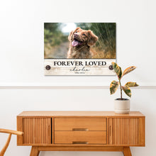 Load image into Gallery viewer, Custom Pet Memorial Sign Forever Loved