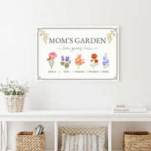 Load image into Gallery viewer, Mother's Day Sign Love Grows Here Mom's Garden
