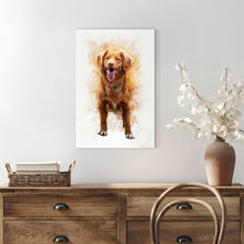 Load image into Gallery viewer, Pet Memorial Portrait Watercolor Sign