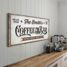 Load image into Gallery viewer, Coffee Bar Sign IX
