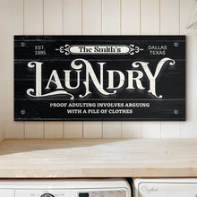 Load image into Gallery viewer, Laundry Room Sign VII