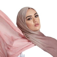 Load image into Gallery viewer, Modal Gradient Soft Hijab | Color Transition Hijab with Natural Flow (MH162)