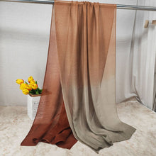 Load image into Gallery viewer, Modal Gradient Soft Hijab | Color Transition Hijab with Natural Flow (MH162)