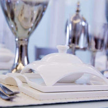 Load image into Gallery viewer, Square Porcelain Dinnerware Set