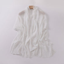 Load image into Gallery viewer, Modest Elegance Silver Crinkle Drape Hijab with Rhinestones (MH155)