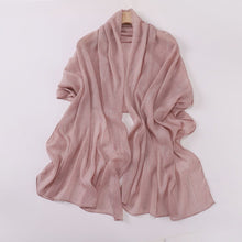 Load image into Gallery viewer, Modest Elegance Silver Crinkle Drape Hijab with Rhinestones (MH155)