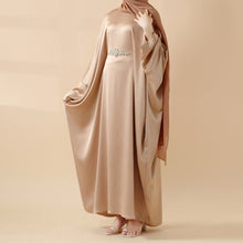 Load image into Gallery viewer, Modest Kaftan for Special Occasions: Batwing Abaya With Rhinestone Waist (MA135)