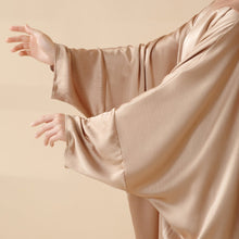 Load image into Gallery viewer, Modest Kaftan for Special Occasions: Batwing Abaya With Rhinestone Waist (MA135)