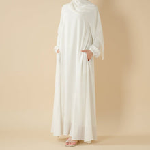 Load image into Gallery viewer, Modest Luxury Premium Nida Abaya | Zoom Umbrella Cut Summer Abaya (MA233)