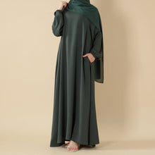 Load image into Gallery viewer, Modest Luxury Premium Nida Abaya | Zoom Umbrella Cut Summer Abaya (MA233)