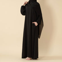 Load image into Gallery viewer, Modest Luxury Premium Nida Abaya | Zoom Umbrella Cut Summer Abaya (MA233)
