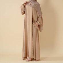 Load image into Gallery viewer, Modest Luxury Premium Nida Abaya | Zoom Umbrella Cut Summer Abaya (MA233)