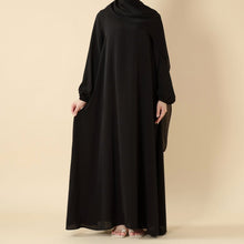 Load image into Gallery viewer, Modest Luxury Premium Nida Abaya | Zoom Umbrella Cut Summer Abaya (MA233)