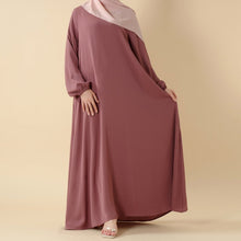 Load image into Gallery viewer, Modest Luxury Premium Nida Abaya | Zoom Umbrella Cut Summer Abaya (MA233)