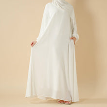 Load image into Gallery viewer, Modest Luxury Premium Nida Abaya | Zoom Umbrella Cut Summer Abaya (MA233)
