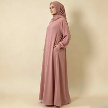 Load image into Gallery viewer, Modest Luxury Premium Nida Abaya | Zoom Umbrella Cut Summer Abaya (MA233)