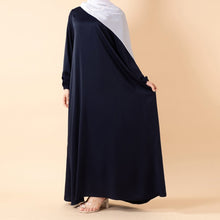 Load image into Gallery viewer, Modest Luxury Premium Satin Abaya | Umbrella Cut A-Line Abaya with Pockets (MA311)