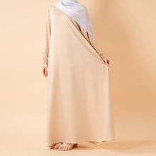 Load image into Gallery viewer, Modest Luxury Premium Satin Abaya | Umbrella Cut A-Line Abaya with Pockets (MA311)