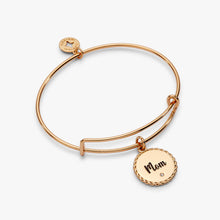 Load image into Gallery viewer, Mom 'Bonded By Love, Connected For Life' Charm Bangle