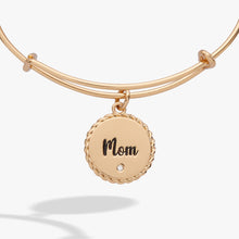 Load image into Gallery viewer, Mom 'Bonded By Love, Connected For Life' Charm Bangle