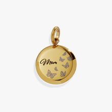 Load image into Gallery viewer, Mom Butterfly Disc Charm