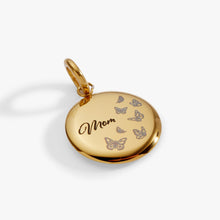 Load image into Gallery viewer, Mom Butterfly Disc Charm