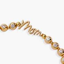 Load image into Gallery viewer, Mom Elongated Crystal Stretch Bracelet